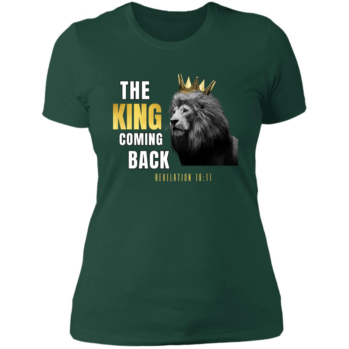 The KING Coming Back Slim Fit Ladies' T-Shirt