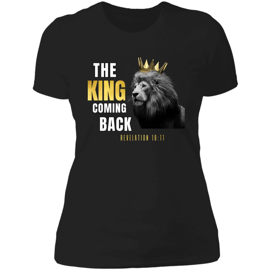 The KING Coming Back Slim Fit Ladies' T-Shirt