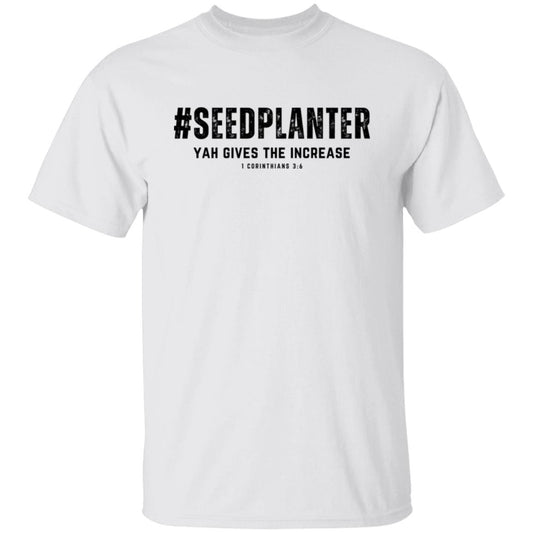 #SEEDPLANTER in Black Letters Unisex T-Shirt