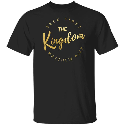 Seek First the Kingdom in Gold Unisex T-Shirt