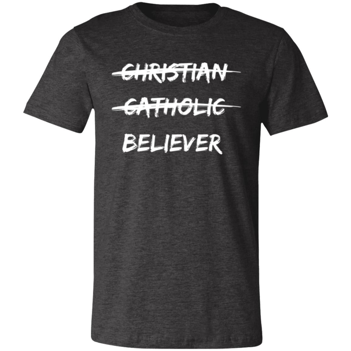 Believer in White Letter Unisex Short-Sleeve T-Shirt