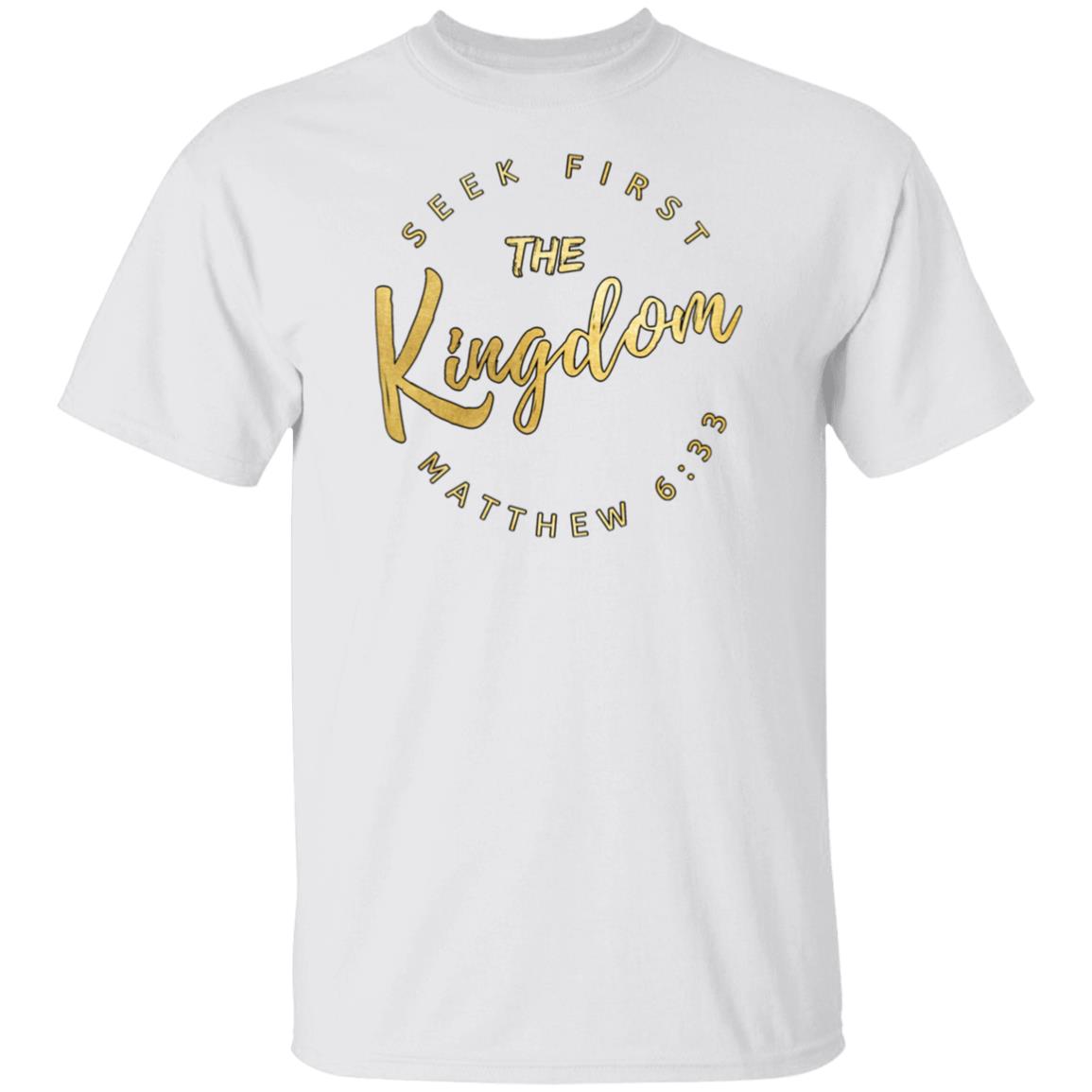 Seek First the Kingdom in Gold Unisex T-Shirt