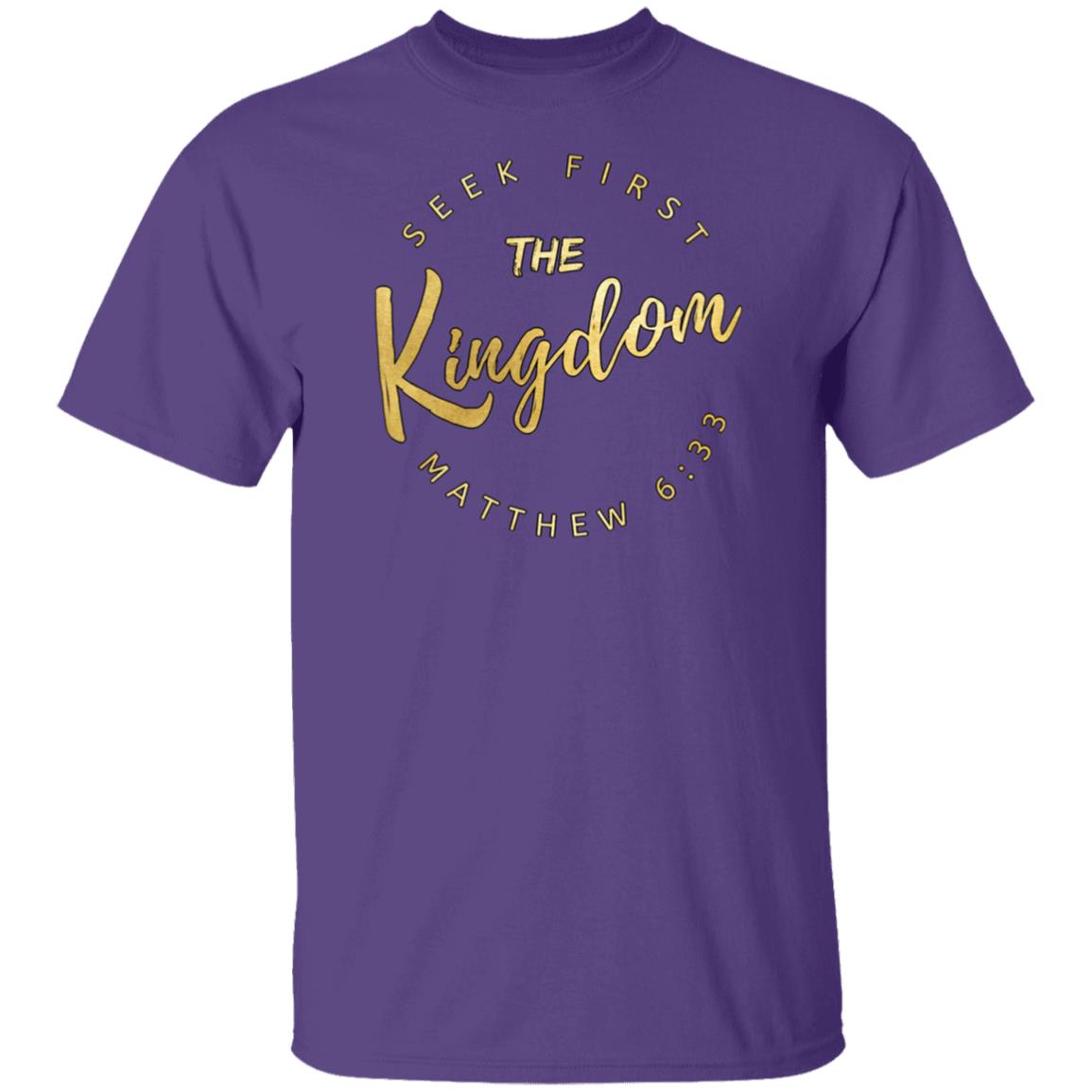 Seek First the Kingdom in Gold Unisex T-Shirt