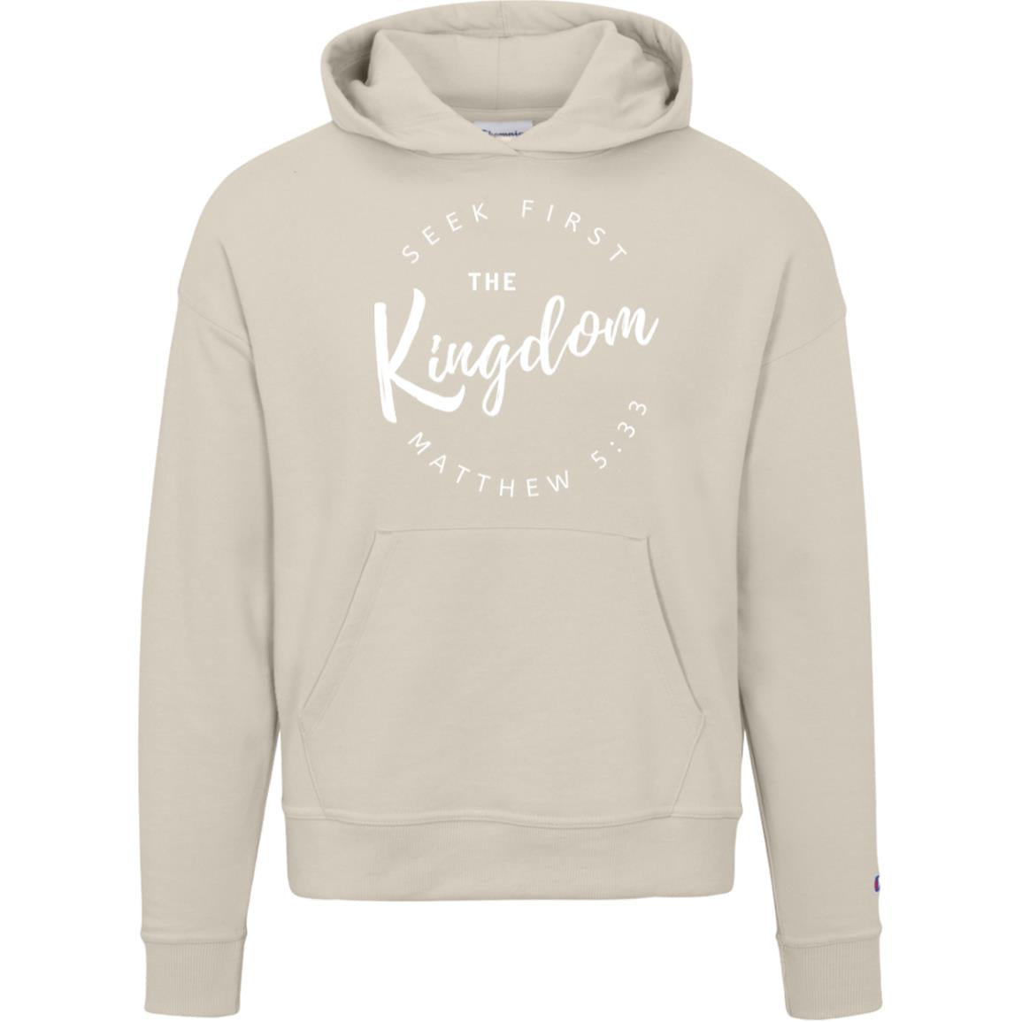 Seek First the KINGDOM Champion brand Women's Powerblend Hoodie