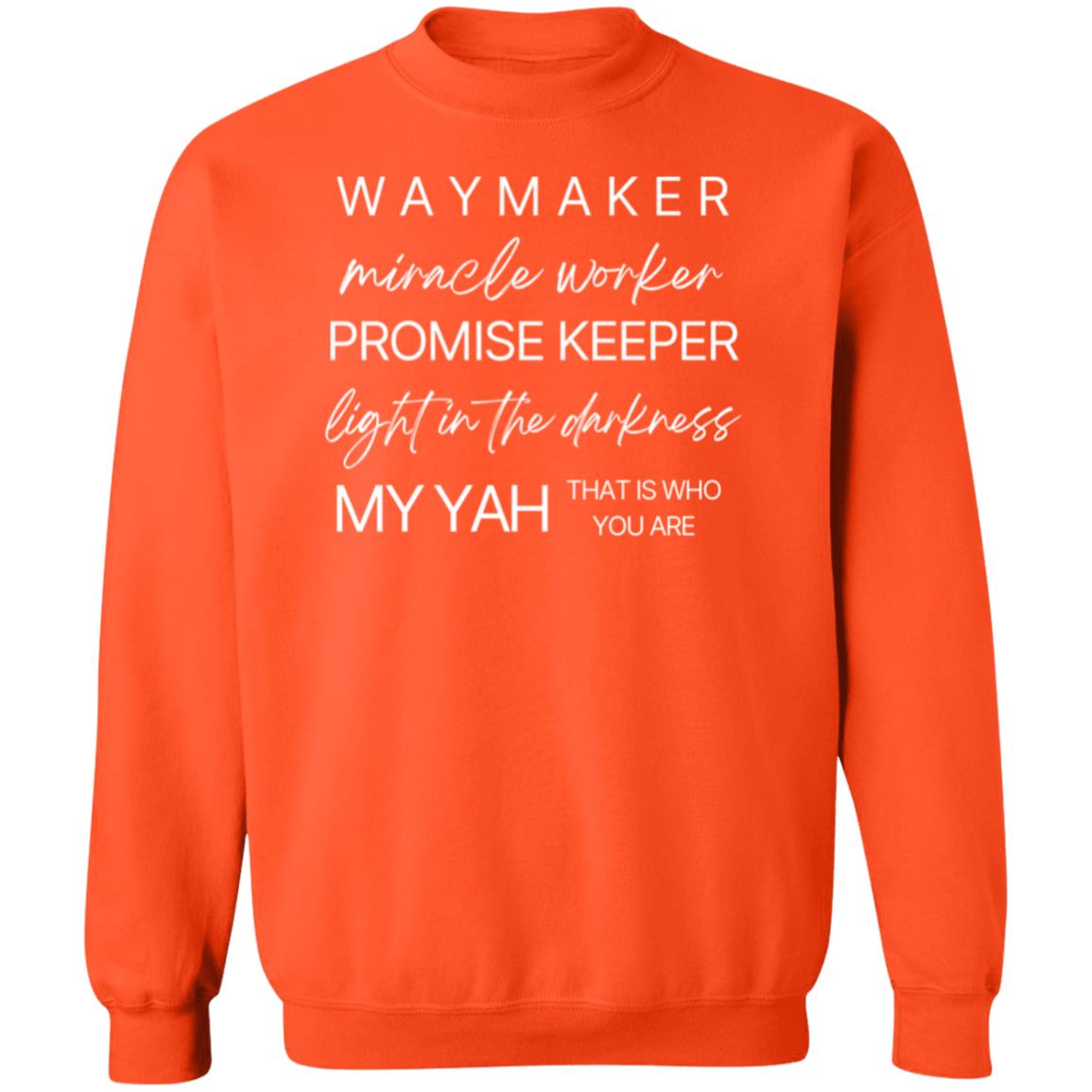 MY YAH Crewneck Pullover Sweatshirt