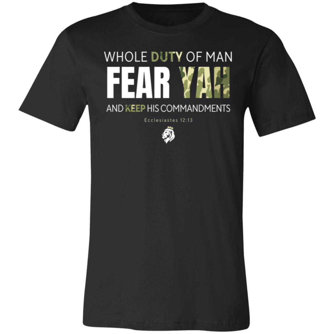 CAMO FEAR YAH Unisex Jersey Short-Sleeve T-Shirt