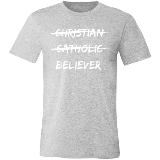 Believer in White Letter Unisex Short-Sleeve T-Shirt