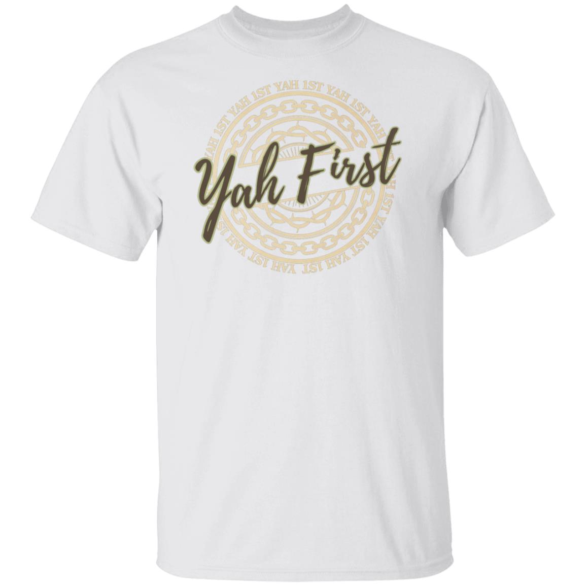 YAH First in Green Letters Classic Unisex T-Shirt