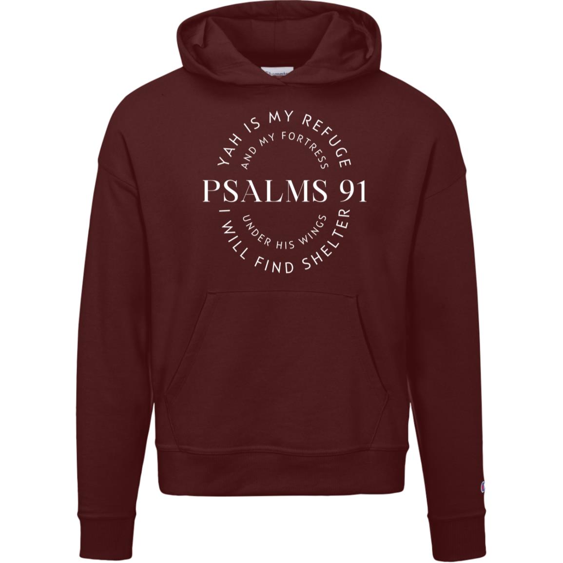 Psalm 91 Champion brand Women's Powerblend Hoodie