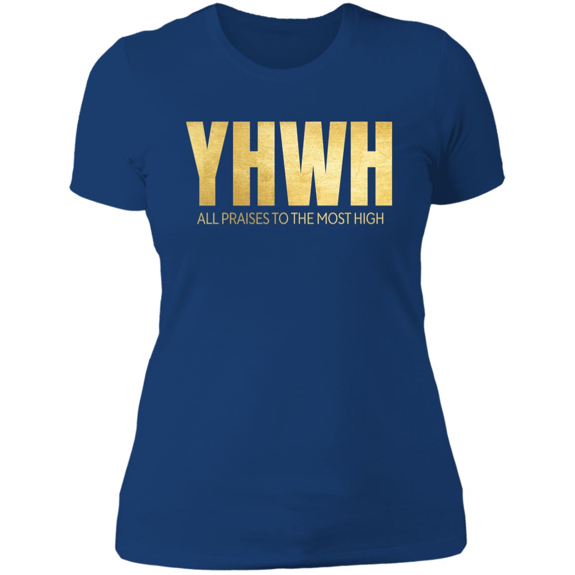 Yahuwah Gold Ladies'  T-Shirt