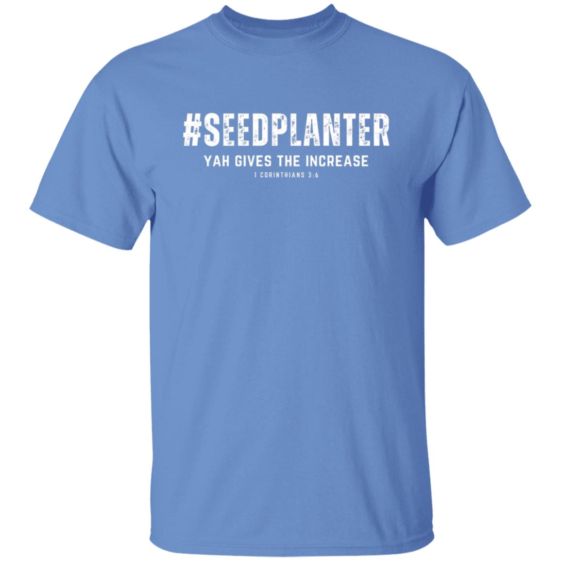 #SEED PLANTER in White Letters Unisex T-Shirt