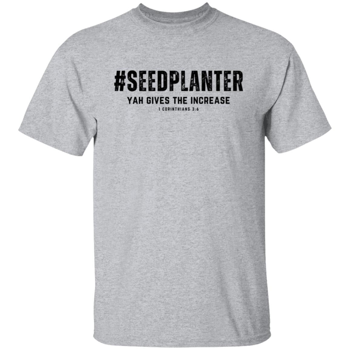 #SEEDPLANTER in Black Letters Unisex T-Shirt