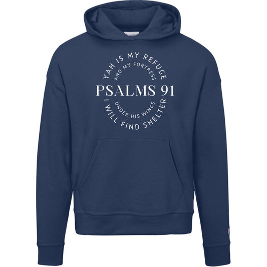 Psalm 91 Champion brand Women's Powerblend Hoodie