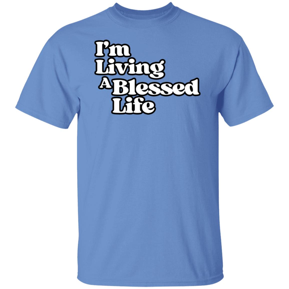 Living A Blessed Life 5.3 oz Unisex T-shirt