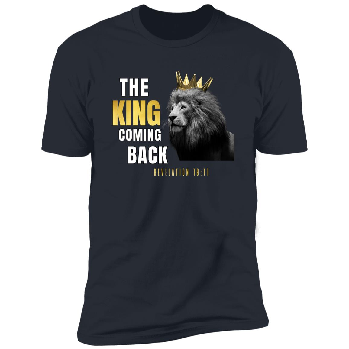 The KING Coming Back Men's Premium Short Sleeve T-Shirt