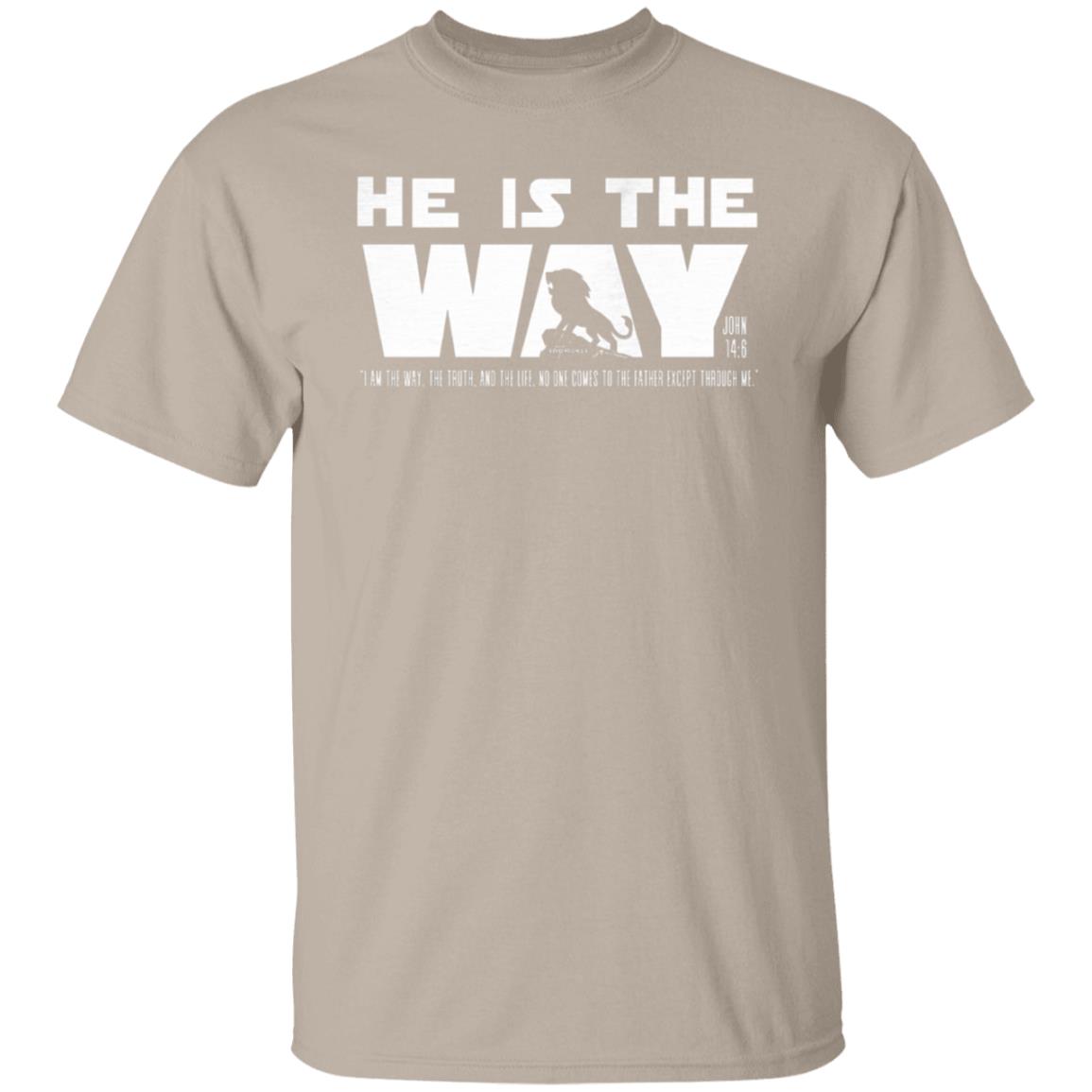 HE IS THE WAY in White Letters Classic Unisex T-Shirt