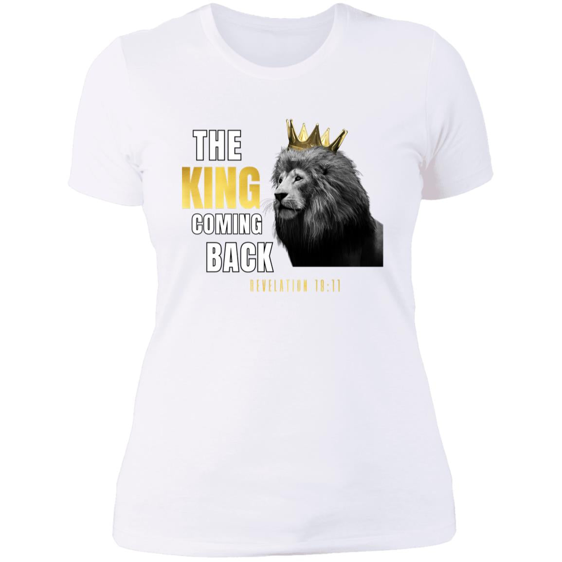 The KING Coming Back Slim Fit Ladies' T-Shirt