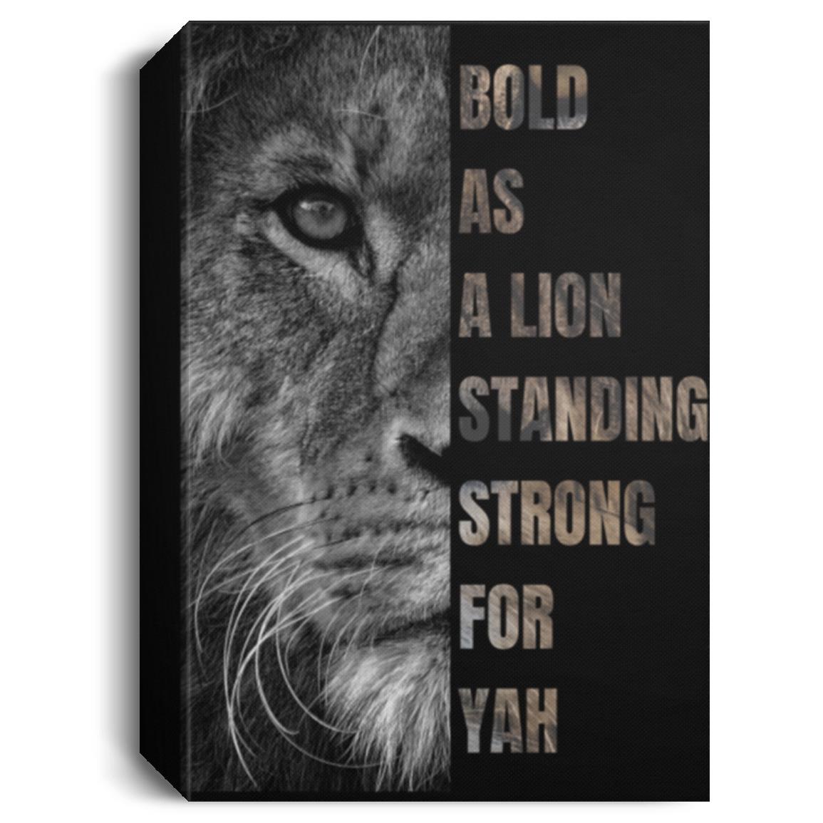 STANDING STRONG FOR YAH Deluxe Portrait Canvas 1.5in Frame