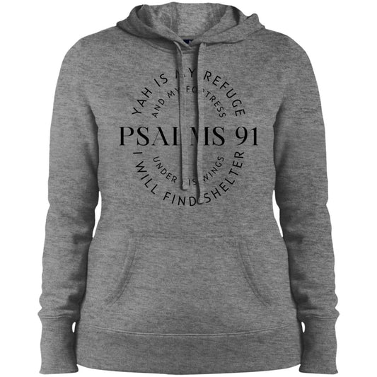 Psalms 91 Women's Pullover Hooded Sweatshirt