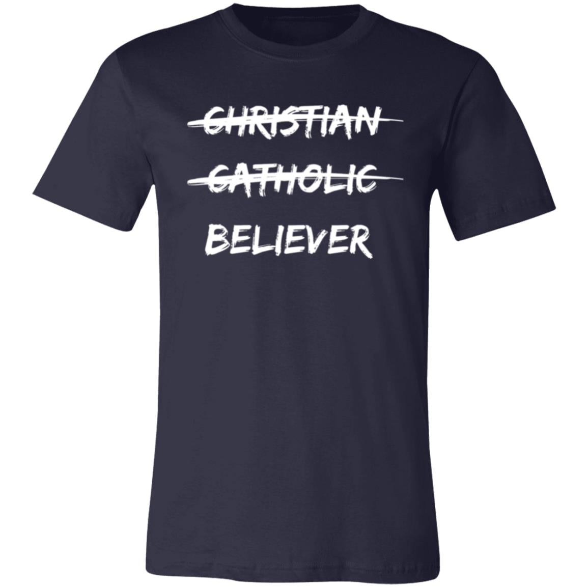 Believer in White Letter Unisex Short-Sleeve T-Shirt