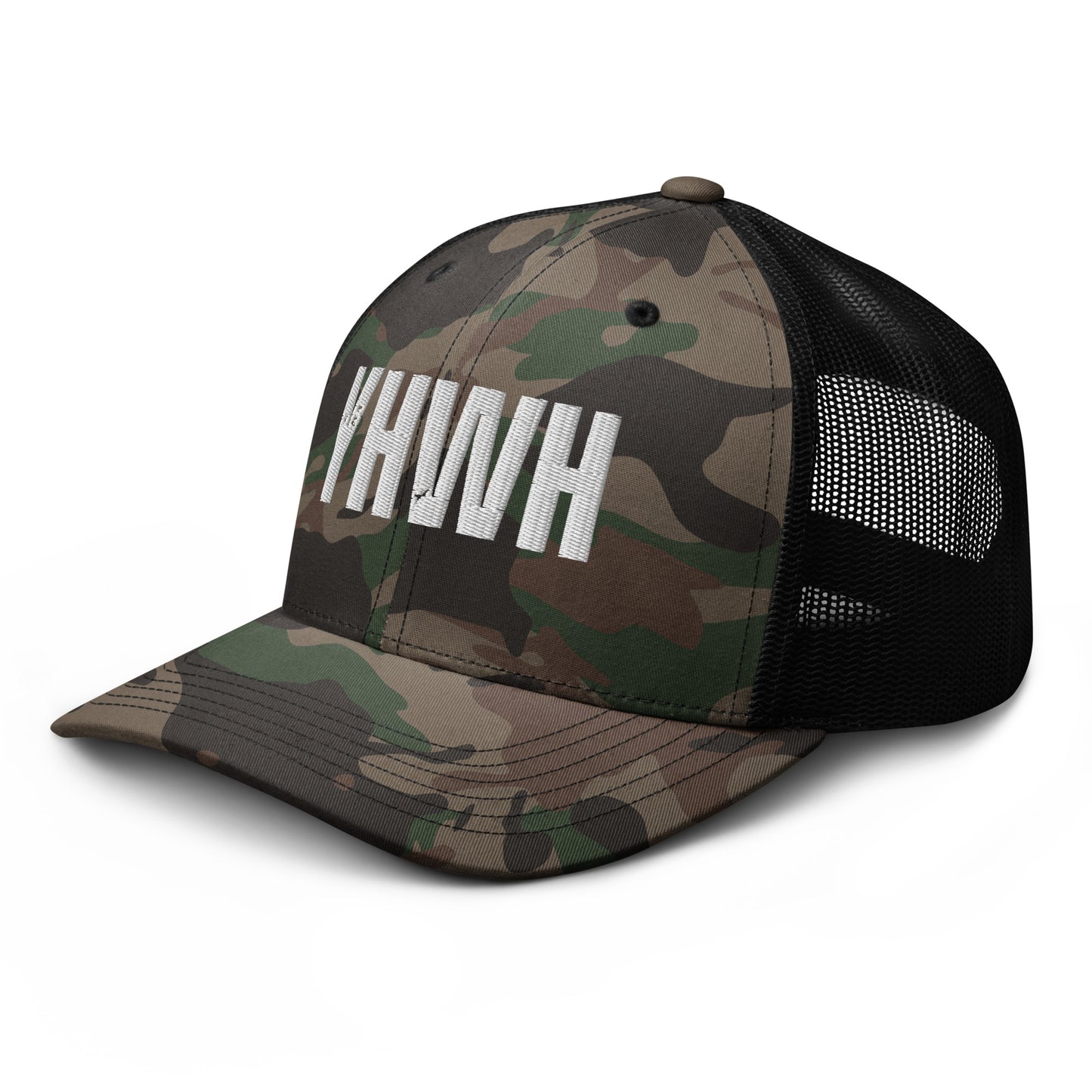 Yahuwah Camouflage Trucker Hat