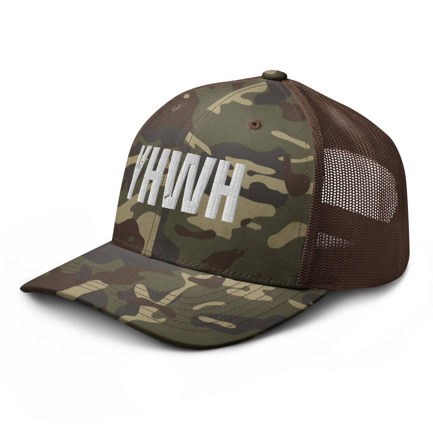 Yahuwah Camouflage Trucker Hat