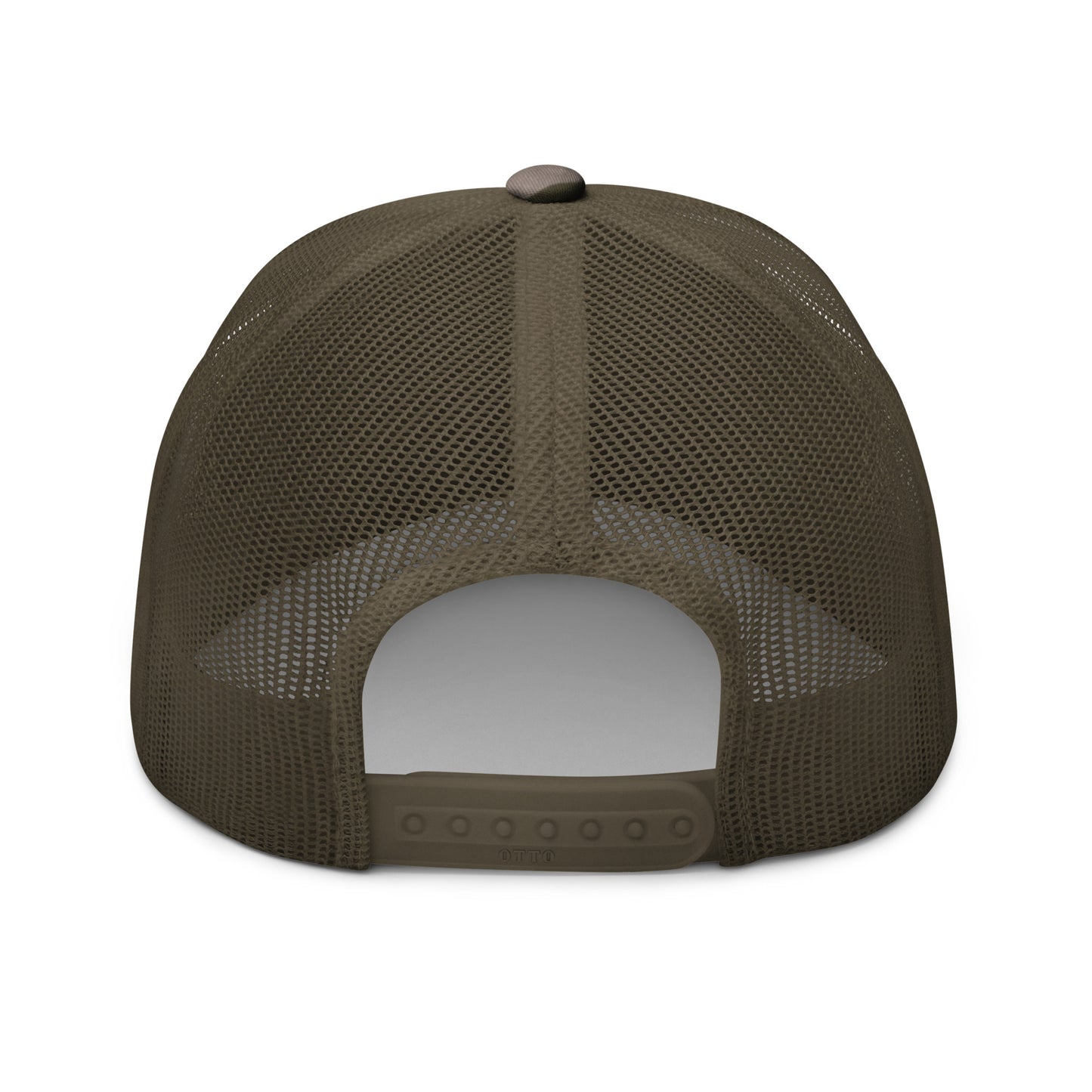 Yahushua Hebrew Gold Letters Embroidery Camouflage trucker hat