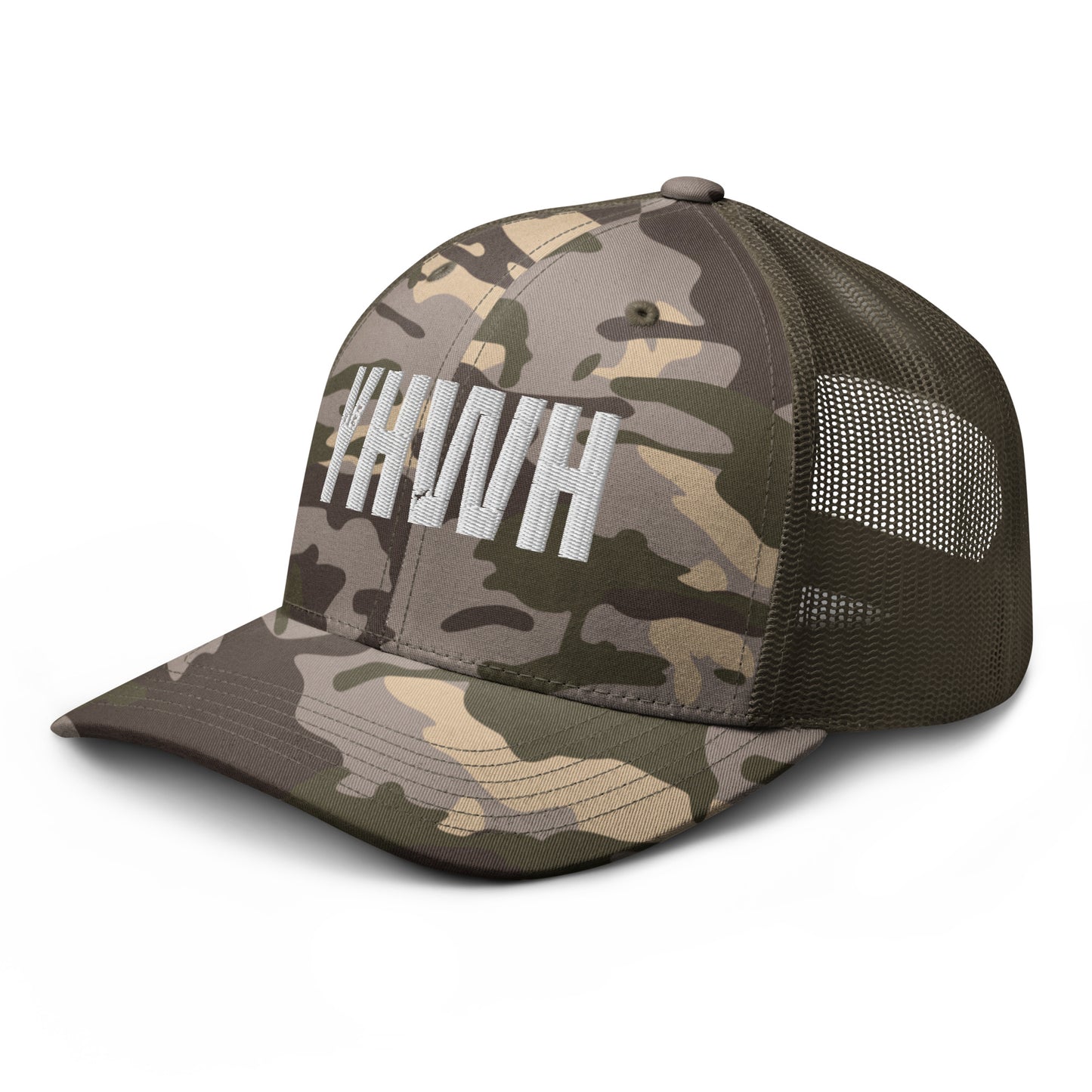 Yahuwah Camouflage Trucker Hat