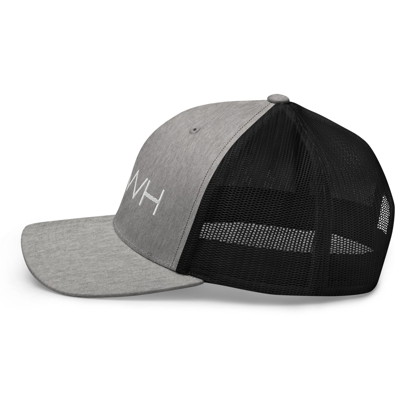 YHWH in White Letter Embroidery Trucker Cap