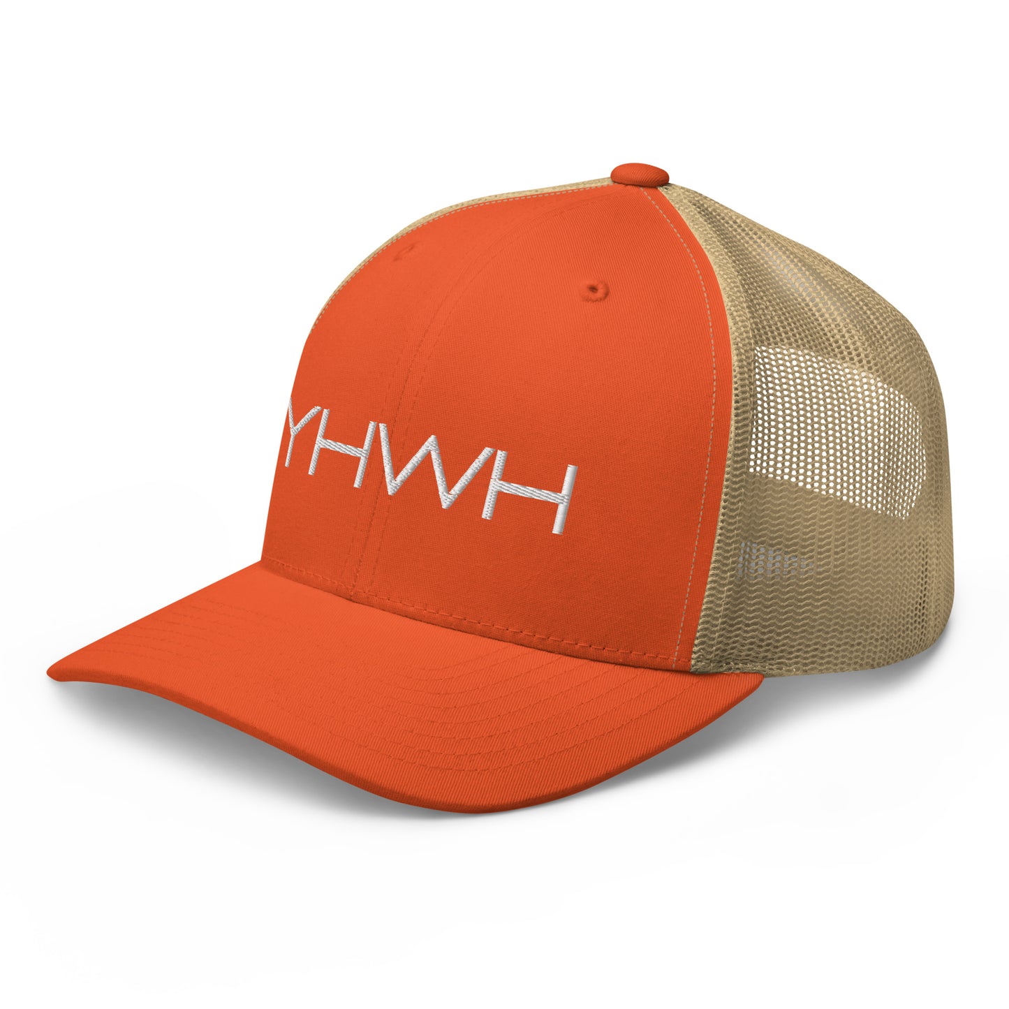 YHWH Embroidery Trucker Cap