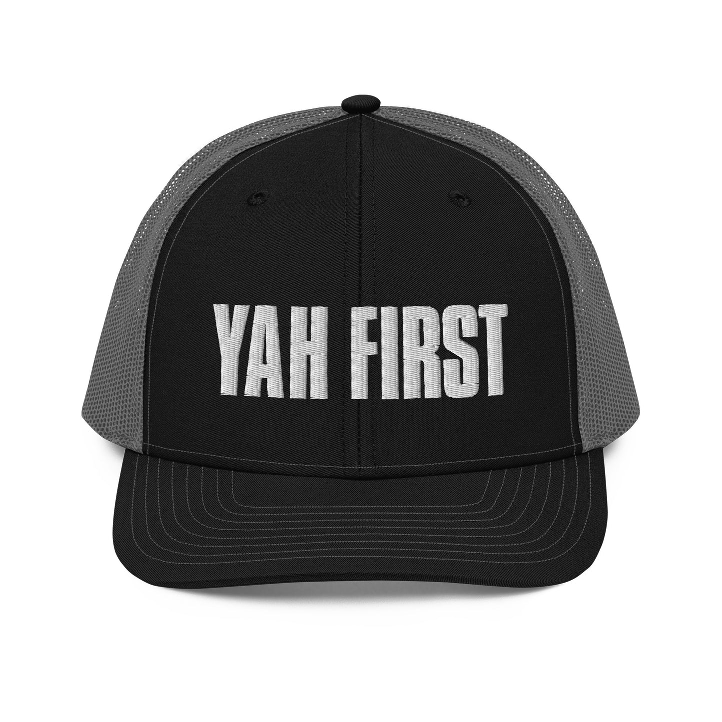 YAH FIRST Embroidery Trucker Cap