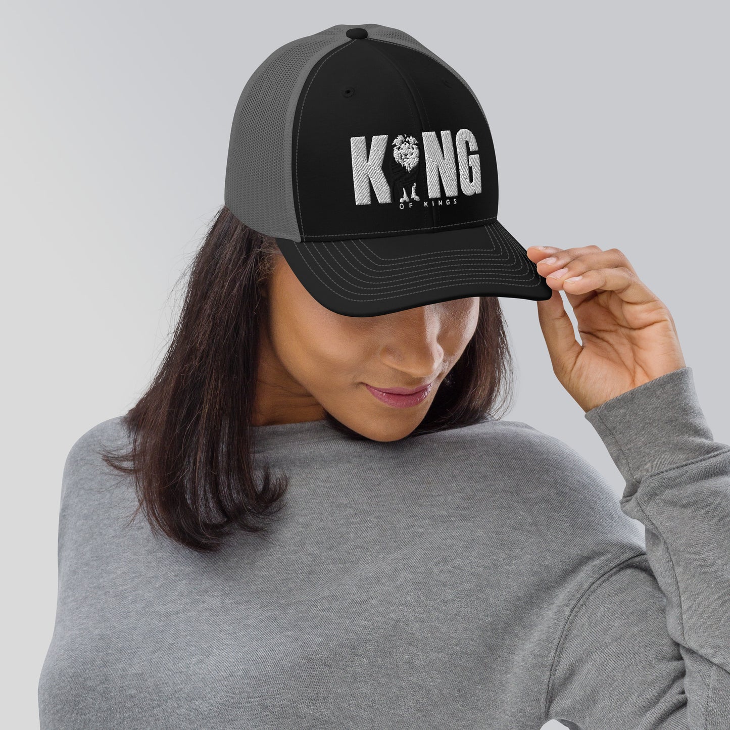 King of Kings Embroidery Trucker Cap