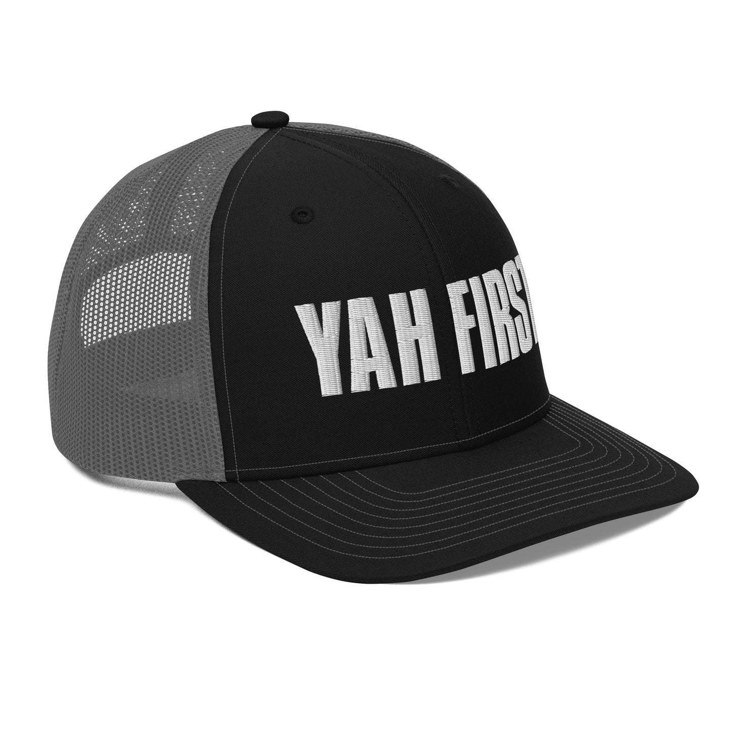 YAH FIRST Embroidery Trucker Cap