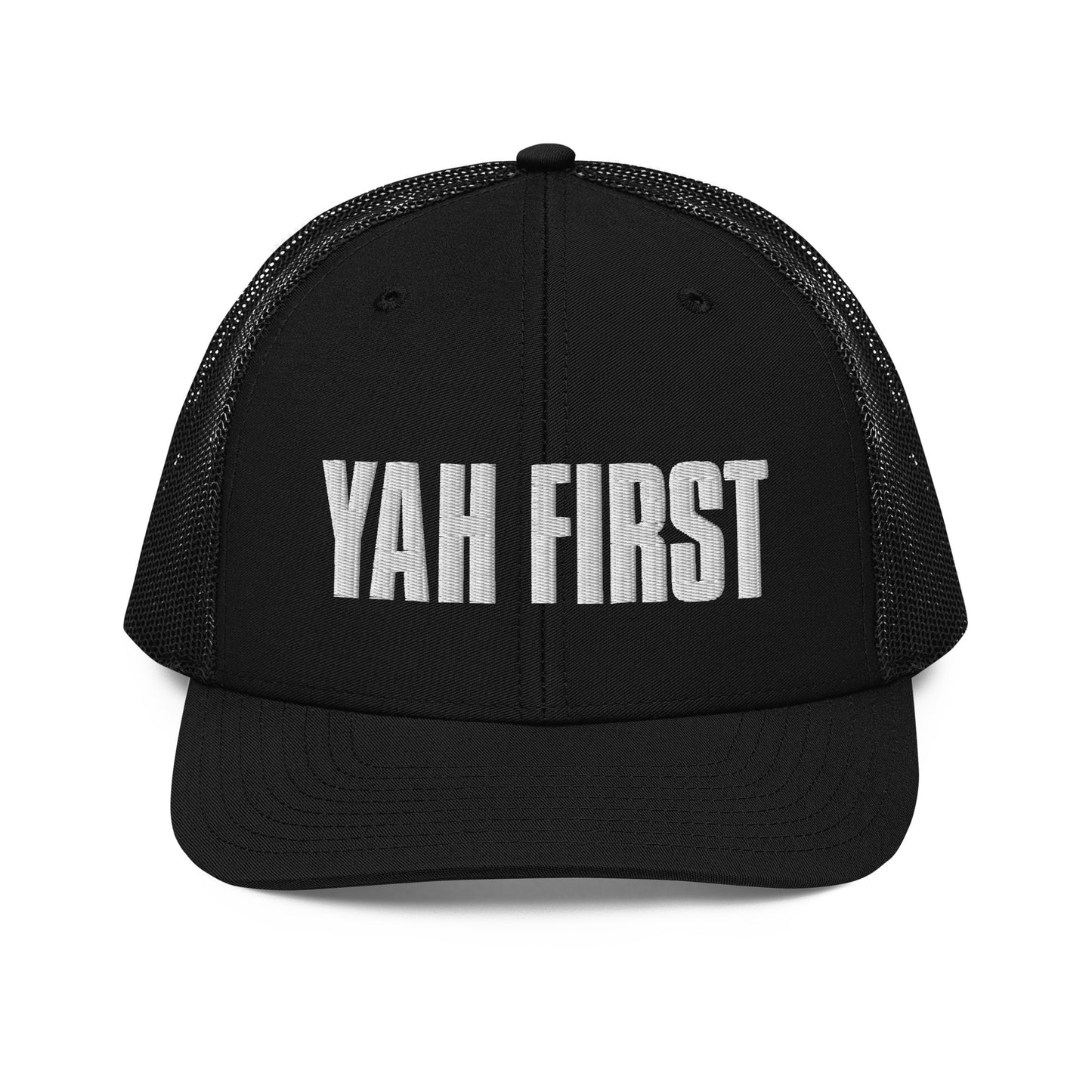 YAH FIRST Embroidery Trucker Cap