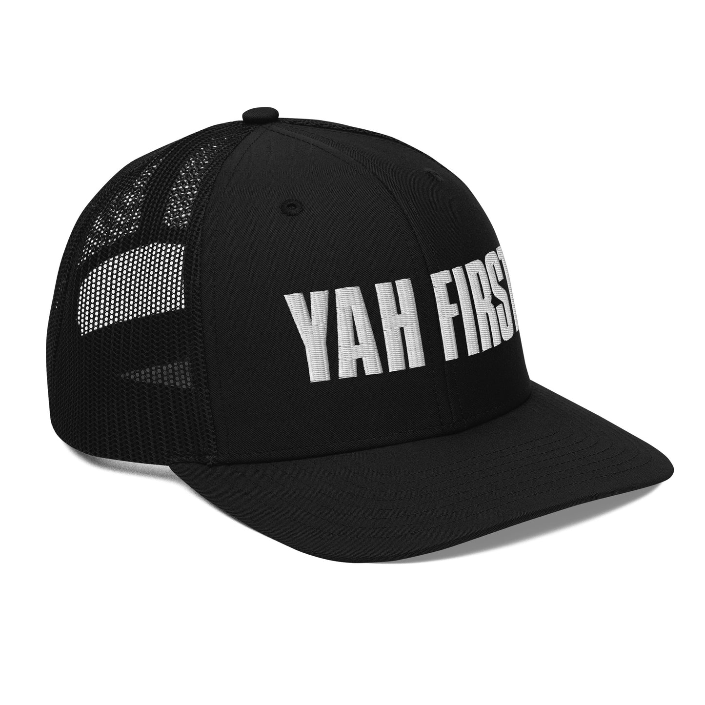 YAH FIRST Embroidery Trucker Cap