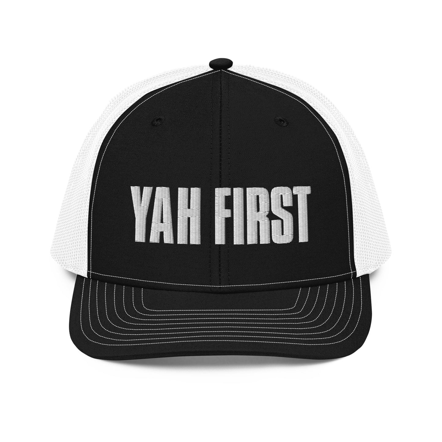 YAH FIRST Embroidery Trucker Cap