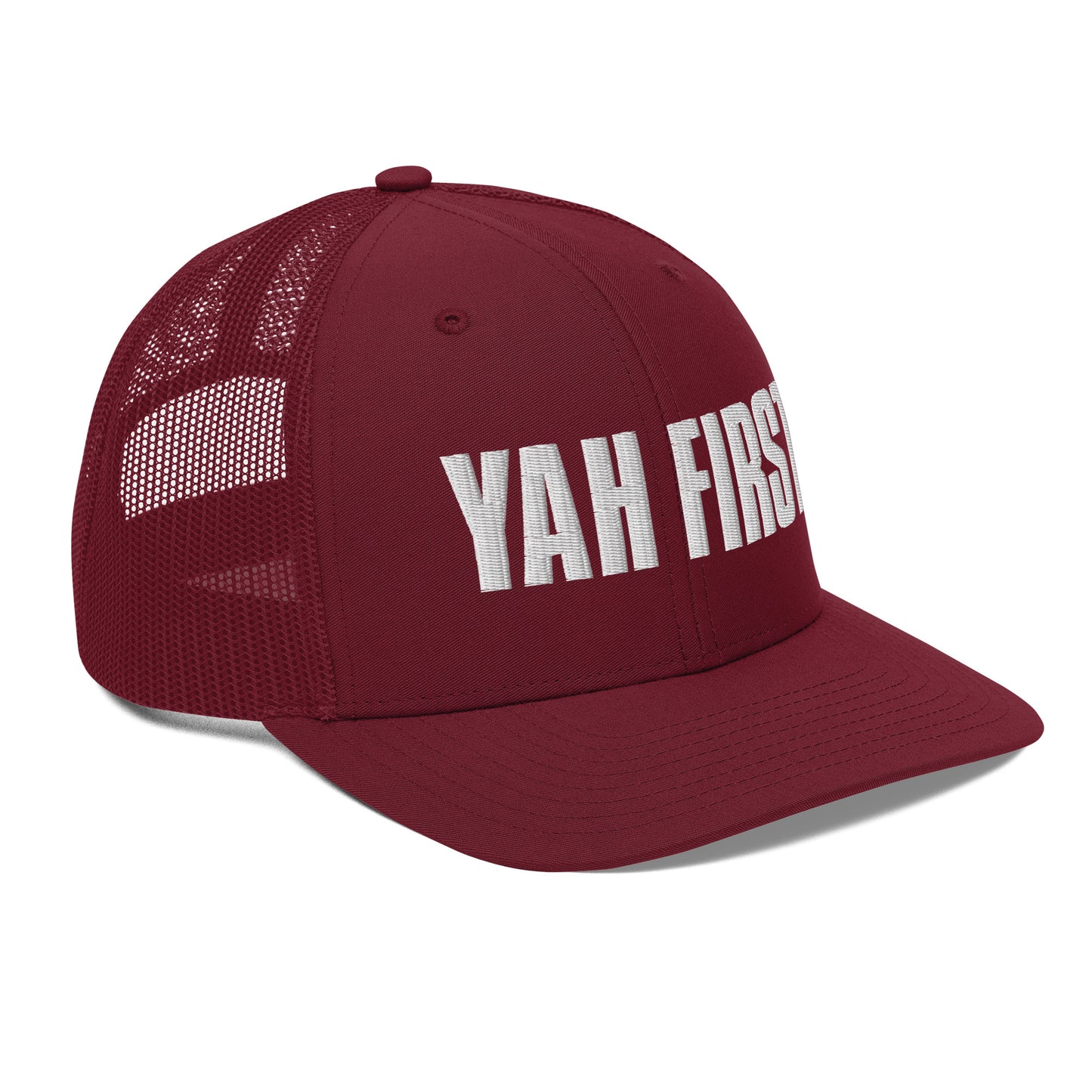 YAH FIRST Embroidery Trucker Cap