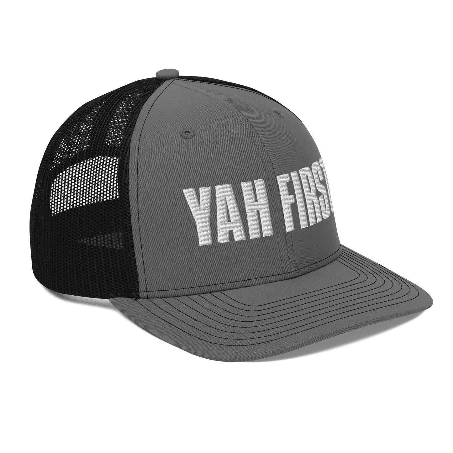 YAH FIRST Embroidery Trucker Cap