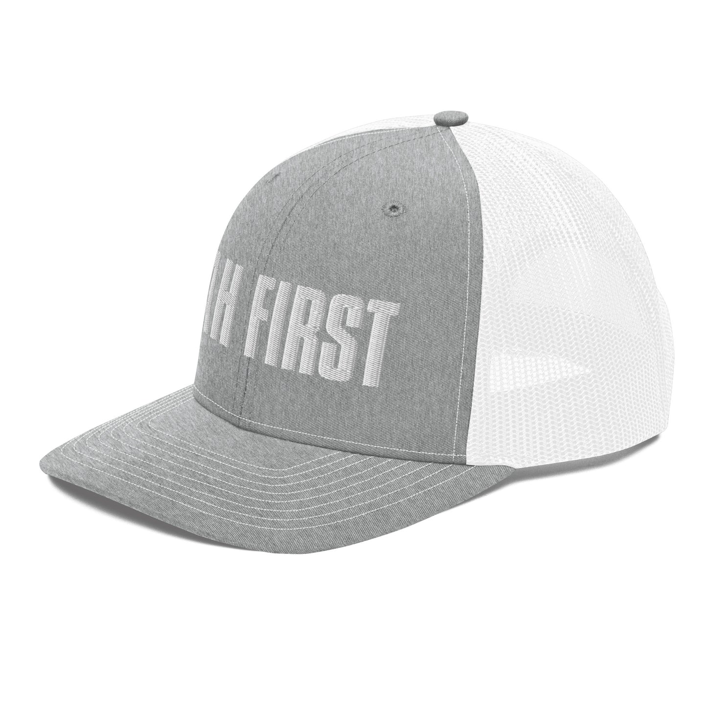 YAH FIRST Embroidery Trucker Cap