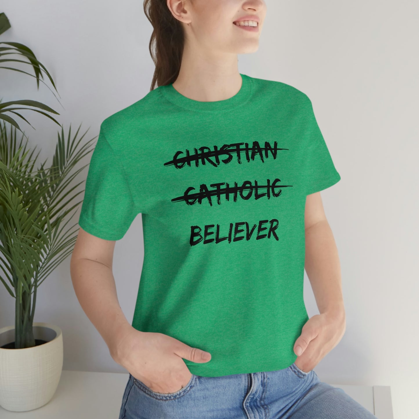 BELIEVER Unisex Jersey Short Sleeve Tee