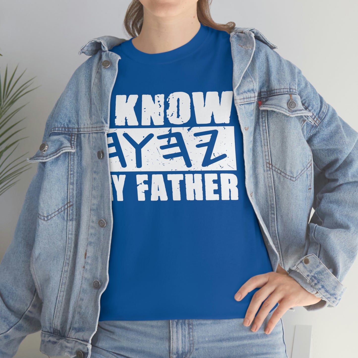 I Know My Father Unisex Heavy Cotton Tee