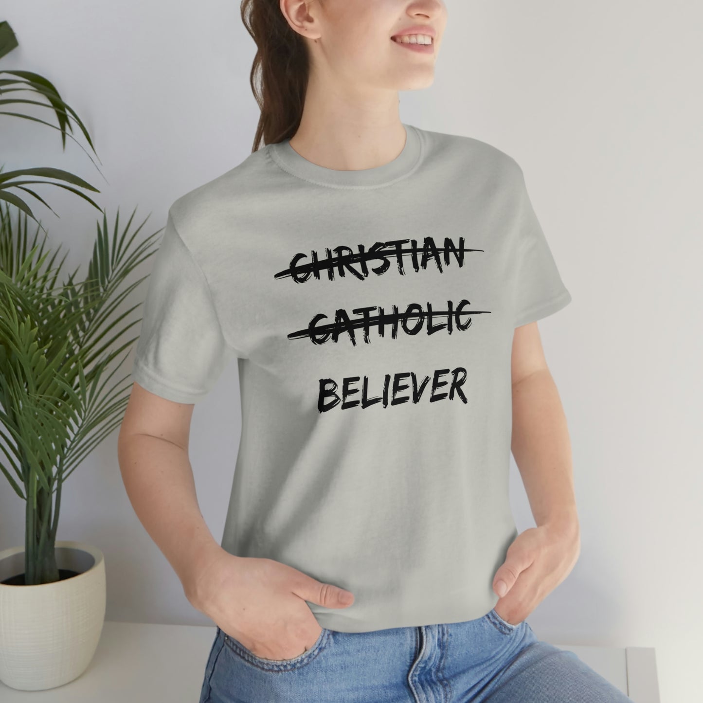 BELIEVER Unisex Jersey Short Sleeve Tee