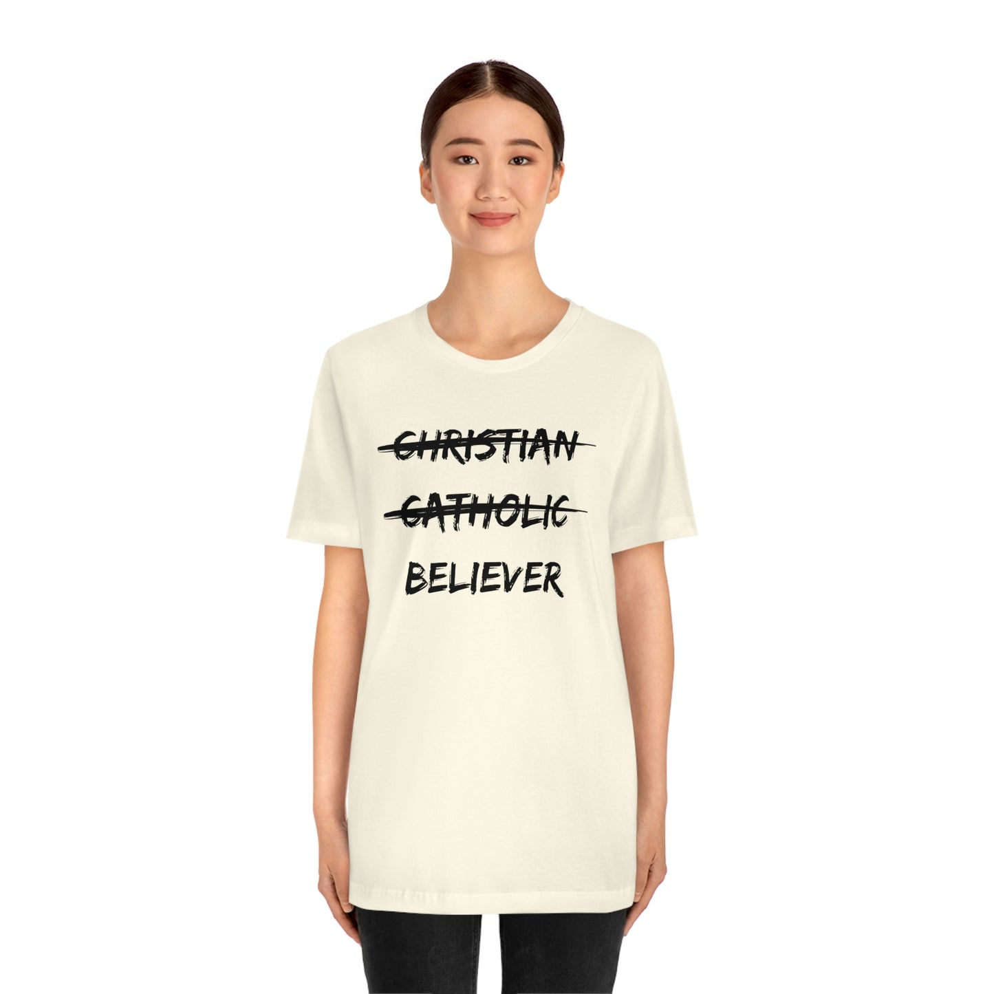 BELIEVER Unisex Jersey Short Sleeve Tee