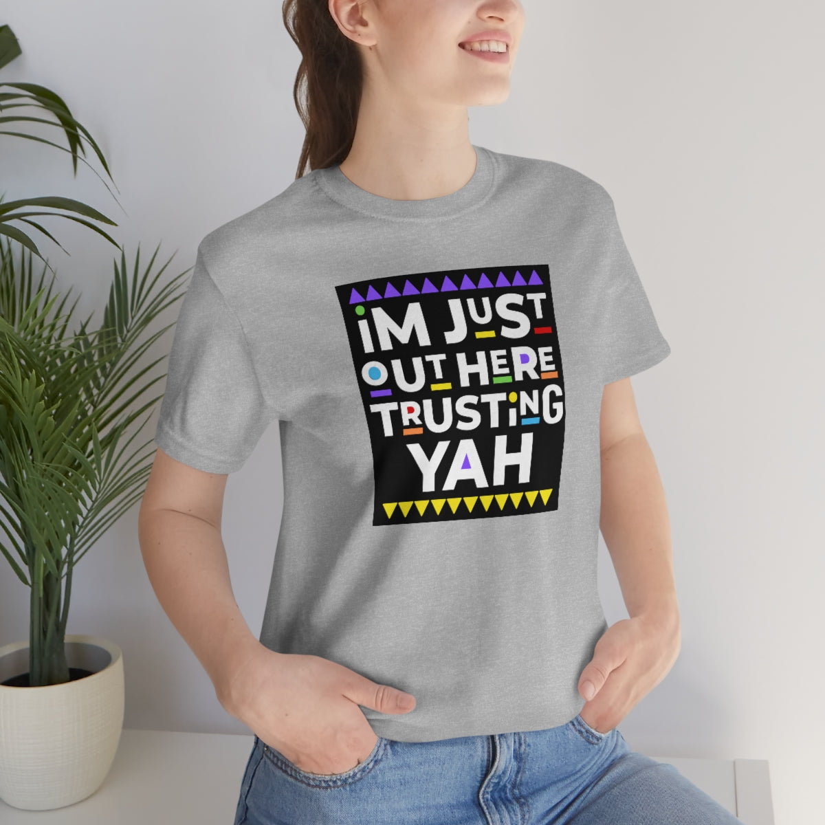 TRUST YAH Unisex Jersey Short Sleeve Tee