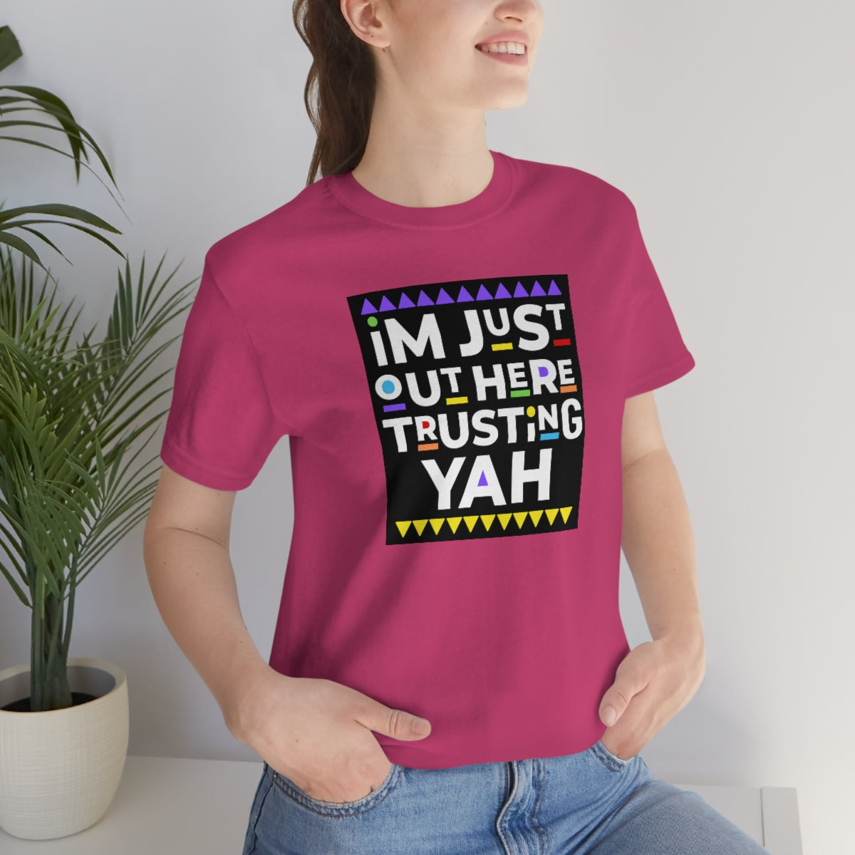 TRUST YAH Unisex Jersey Short Sleeve Tee