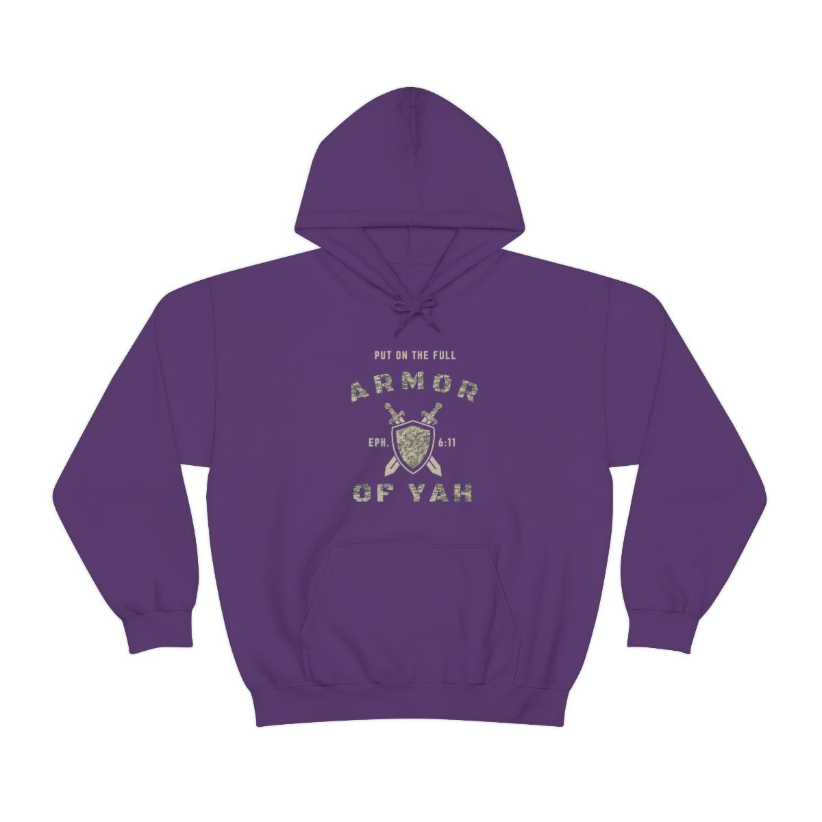 PUT ON THE FULL ARMOR OF YAH Unisex Heavy Blend™ Hooded Sweatshirt