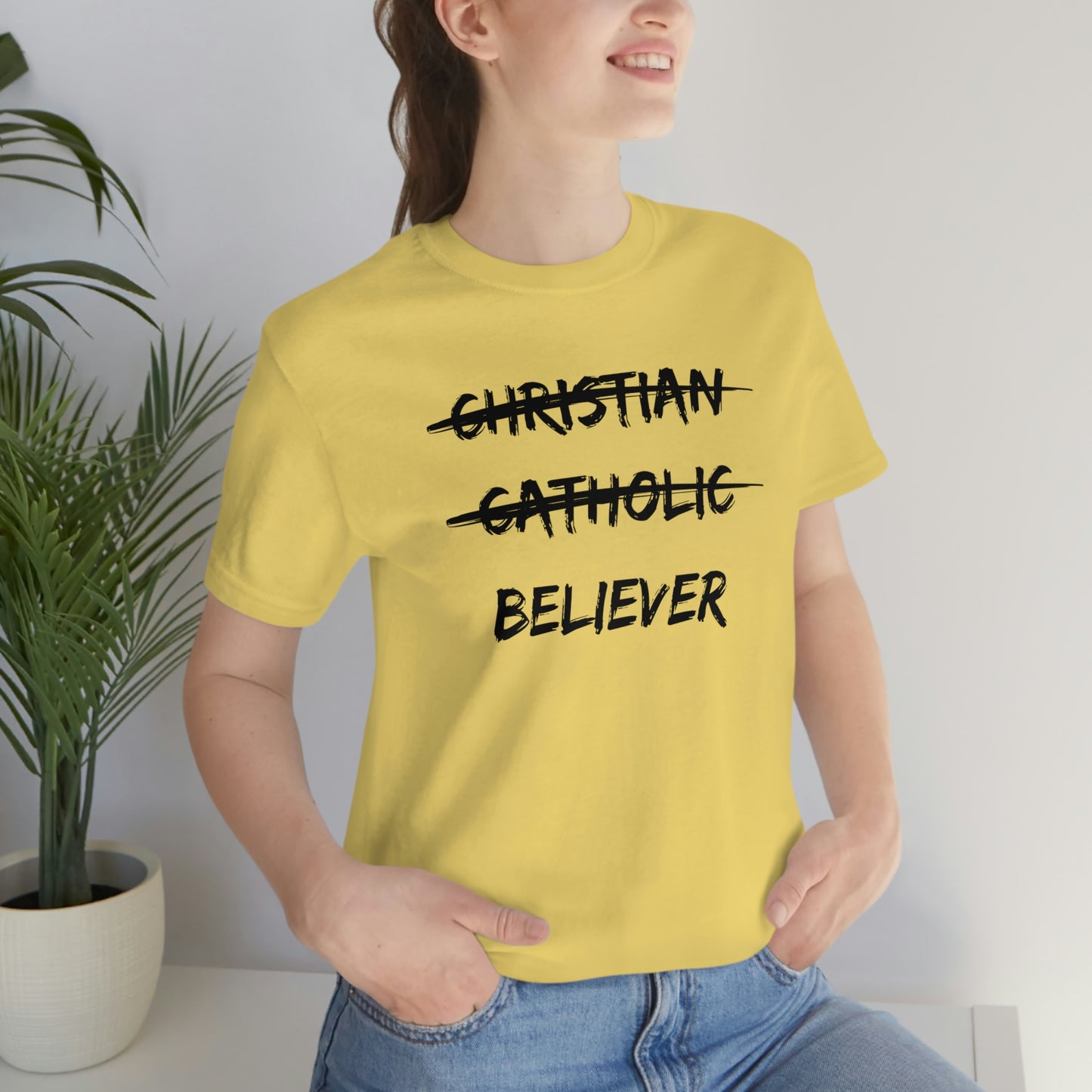 BELIEVER Unisex Jersey Short Sleeve Tee