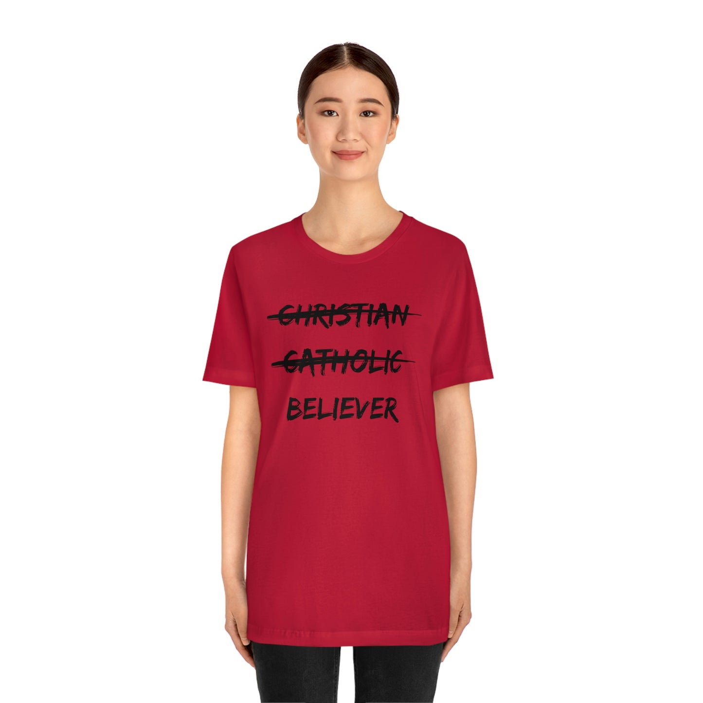 BELIEVER Unisex Jersey Short Sleeve Tee