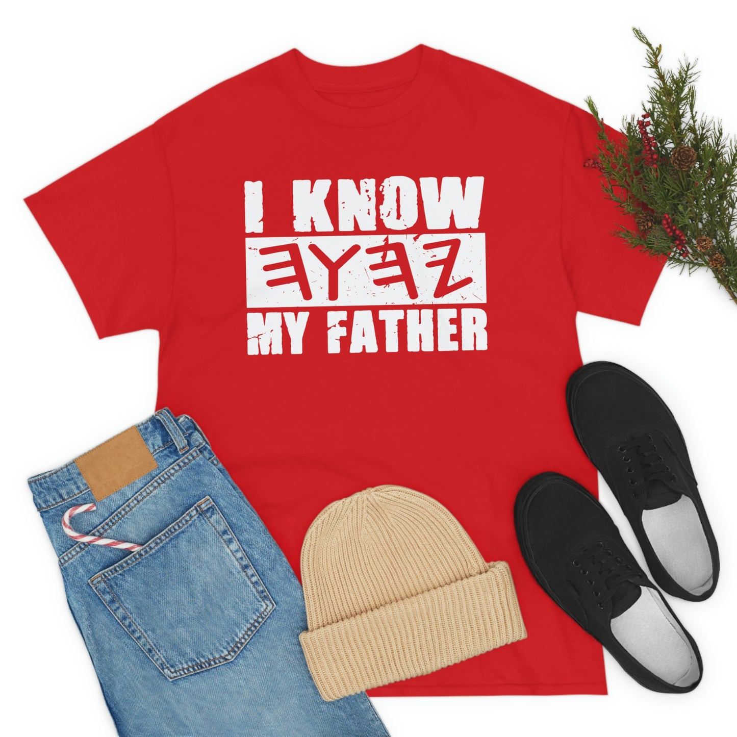 I Know My Father Unisex Heavy Cotton Tee