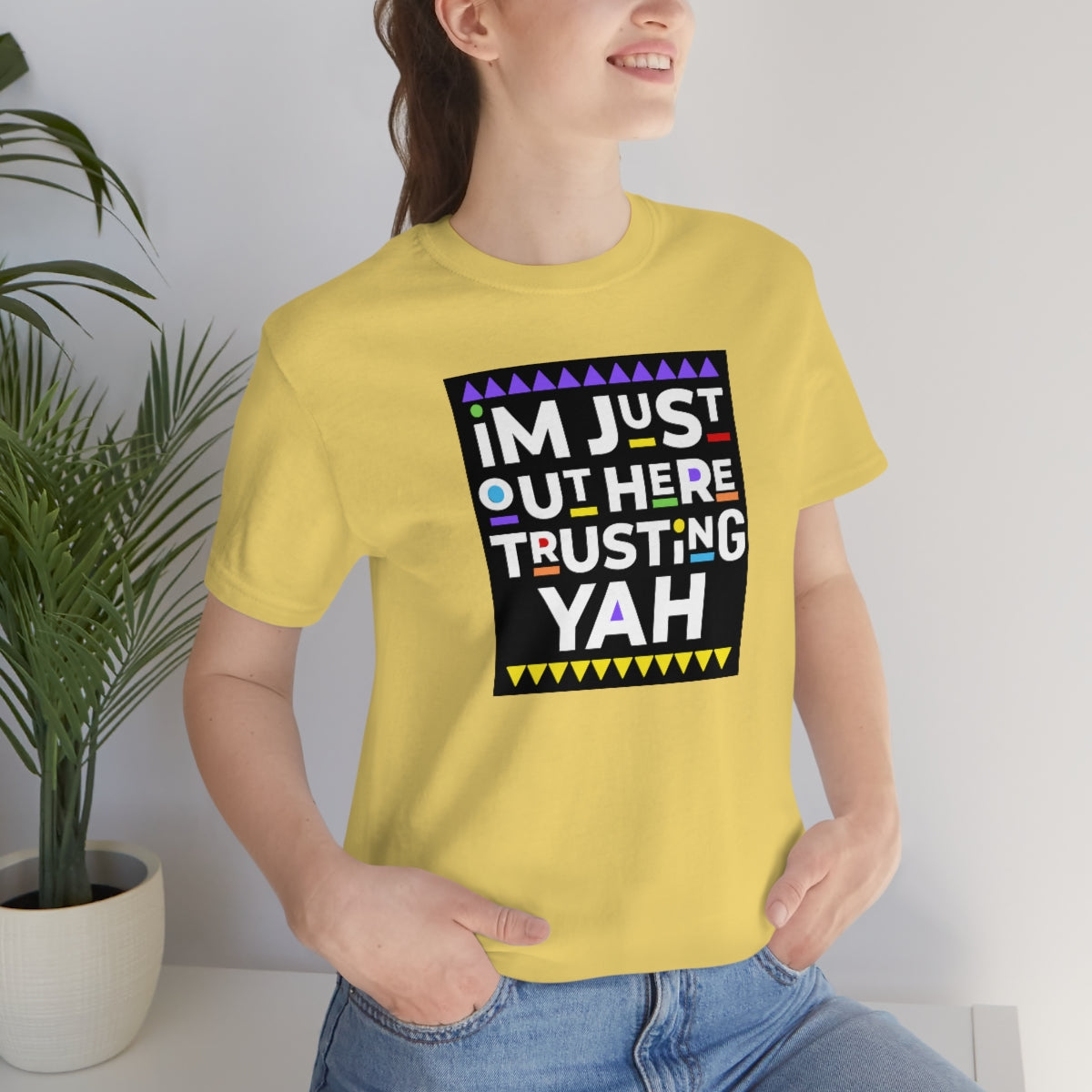 TRUST YAH Unisex Jersey Short Sleeve Tee